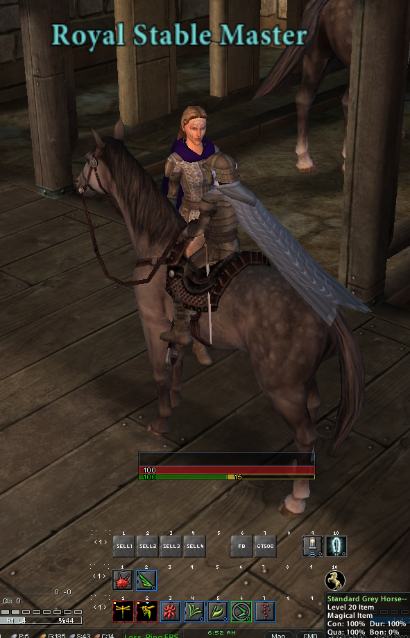 Ride the horse
